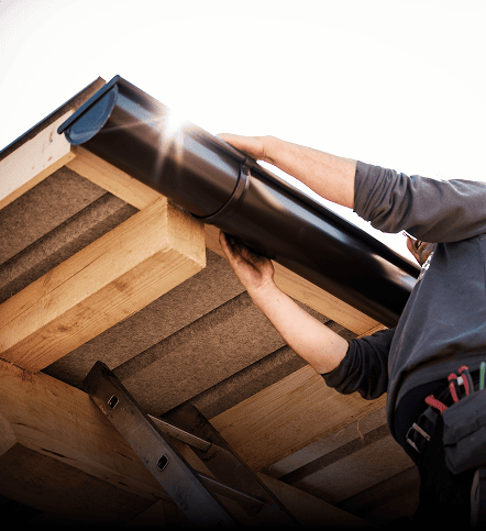 Full Roof Gutter & Downpipe <span class='block'>Cleaning</span>